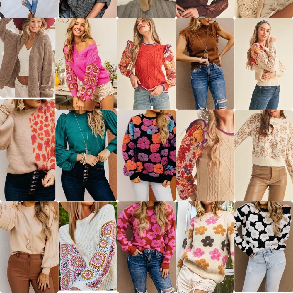 Winter Grab Bag sweater tunic top lot $60 - Picture 2 of 2
